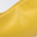 LOEWE Shoulder Bag Leather Yellow Gold Auth 206726A-19