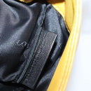 LOEWE Shoulder Bag Leather Yellow Gold Auth 206726A-12