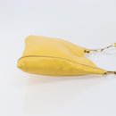 LOEWE Shoulder Bag Leather Yellow Gold Auth 206726A-3