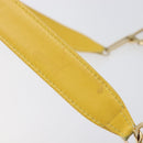 LOEWE Shoulder Bag Leather Yellow Gold Auth 206726A-8