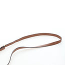 Miu Miu Shoulder Bag Leather Brown Gold Auth 206727M-14