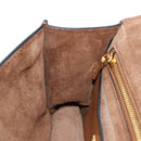 Miu Miu Shoulder Bag Leather Brown Gold Auth 206727M-26