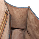 Miu Miu Shoulder Bag Leather Brown Gold Auth 206727M-27