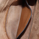 Miu Miu Shoulder Bag Leather Brown Gold Auth 206727M-28