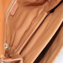 CELINE Macadam Canvas Shoulder Bag PVC Beige Gold Auth 206728-11