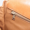 CELINE Macadam Canvas Shoulder Bag PVC Beige Gold Auth 206728-24