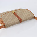 CELINE Macadam Canvas Shoulder Bag PVC Beige Gold Auth 206728-6