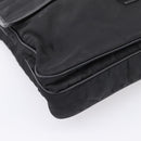 PRADA Shoulder Bag Nylon Black Silver Auth 206732-15