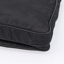 PRADA Shoulder Bag Nylon Black Silver Auth 206732-16