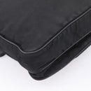 PRADA Shoulder Bag Nylon Black Silver Auth 206732-17