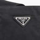 PRADA Shoulder Bag Nylon Black Silver Auth 206732-18