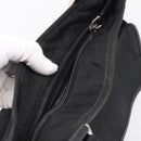 PRADA Shoulder Bag Nylon Black Silver Auth 206732-6
