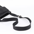 PRADA Shoulder Bag Nylon Black Silver Auth 206732-8