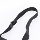 PRADA Shoulder Bag Nylon Black Silver Auth 206732-14