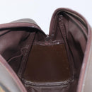 Burberrys Nova Check Boston Bag Canvas Beige Gold Auth 206740-19