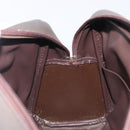 Burberrys Nova Check Boston Bag Canvas Beige Gold Auth 206740-20