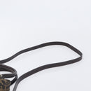 FENDI Zucca Canvas Hand Bag 2way Black Brown Auth 206742V-15