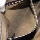 FENDI Zucca Canvas Hand Bag 2way Black Brown Auth 206742V-26