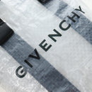 GIVENCHY Hand Bag Vinyl 2way Clear Silver Auth 206748A-18