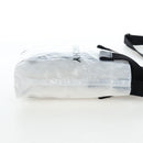 GIVENCHY Hand Bag Vinyl 2way Clear Silver Auth 206748A-4