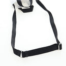 GIVENCHY Hand Bag Vinyl 2way Clear Silver Auth 206748A-8