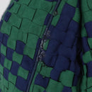 Bottega Veneta INTRECCIATO Shoulder Bag Canvas Green Gold Auth 206749-5
