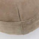 Cartier Trinity Shoulder Bag Suede Beige Gold Silver Auth 206754V-16