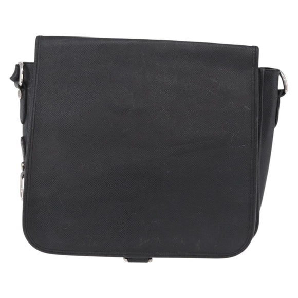 LOUIS VUITTON Taiga Andrei Shoulder Bag Ardoise M32482 LV Auth 206759