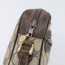 GUCCI GG Supreme Web Sherry Line Bag PVC Beige Gold 51 01 3552 Auth 206765-10