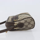 GUCCI GG Supreme Web Sherry Line Bag PVC Beige Gold 51 01 3552 Auth 206765-4