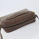 GUCCI GG Supreme Shoulder Bag PVC Beige Gold Auth 206766-6