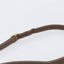 GUCCI GG Supreme Shoulder Bag PVC Beige Gold Auth 206766-8