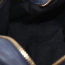 Chloe Etel Hand Bag Leather 2way Navy Gold Auth 206768-24