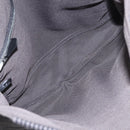 HERMES Her Line Bassus PM Shoulder Bag Canvas Gray Silver Auth 206771A-11