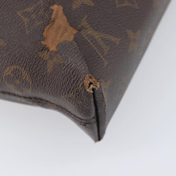 LOUIS VUITTON Monogram Macassar Porte DocumentsJules Black M54019 LV Auth 206772