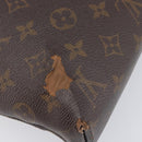 LOUIS VUITTON Monogram Macassar Porte DocumentsJules Black M54019 LV Auth 206772-9