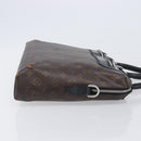LOUIS VUITTON Monogram Macassar Porte DocumentsJules Black M54019 LV Auth 206772-3