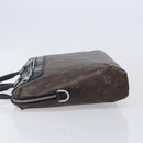 LOUIS VUITTON Monogram Macassar Porte DocumentsJules Black M54019 LV Auth 206772-4