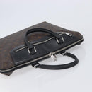 LOUIS VUITTON Monogram Macassar Porte DocumentsJules Black M54019 LV Auth 206772-6