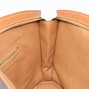 CELINE Macadam Canvas Tote Bag PVC Leather Brown Gold Auth 206774-20