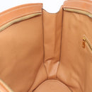 CELINE Macadam Canvas Tote Bag PVC Leather Brown Gold Auth 206774-21
