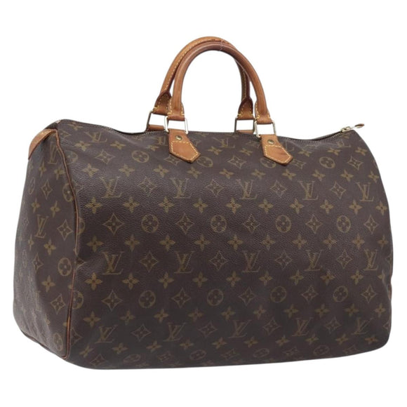 LOUIS VUITTON Monogram Speedy 40 Hand Bag M41522 LV Auth 206777