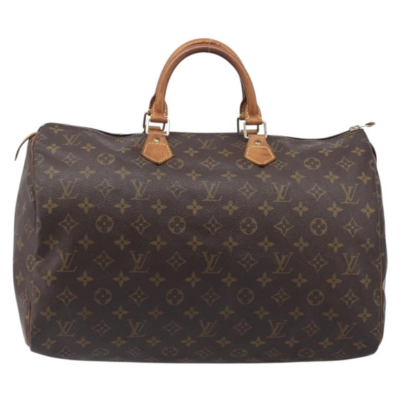 LOUIS VUITTON Monogram Speedy 40 Hand Bag M41522 LV Auth 206777