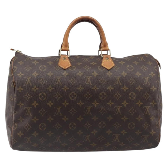 LOUIS VUITTON Monogram Speedy 40 Hand Bag M41522 LV Auth 206777