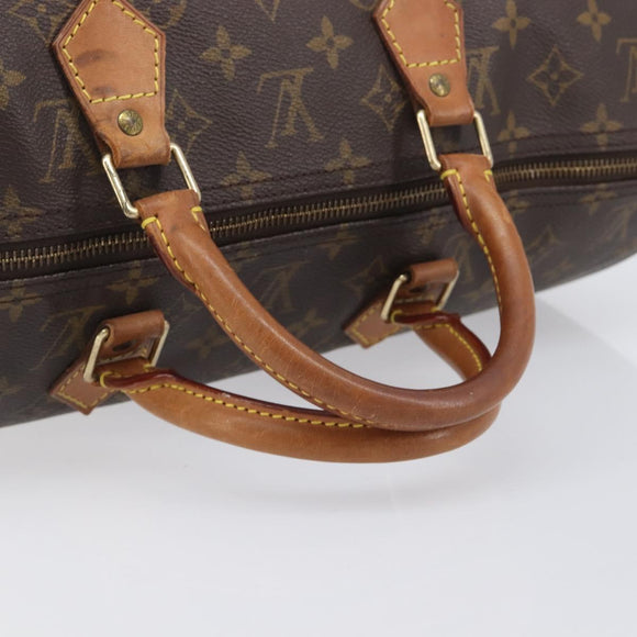 LOUIS VUITTON Monogram Speedy 40 Hand Bag M41522 LV Auth 206777