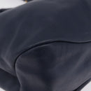 Salvatore Ferragamo Vala Tote Bag Leather 2 Set Black Navy Auth 206780-17