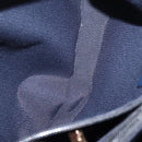 Salvatore Ferragamo Vala Tote Bag Leather 2 Set Black Navy Auth 206780-19