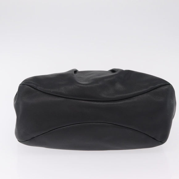 Salvatore Ferragamo Vala Tote Bag Leather 2 Set Black Navy Auth 206780