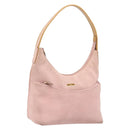 GUCCI Shoulder Bag Suede Pink Gold 001 3386 1705 Auth 206783A-1
