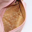 GUCCI Shoulder Bag Suede Pink Gold 001 3386 1705 Auth 206783A-24